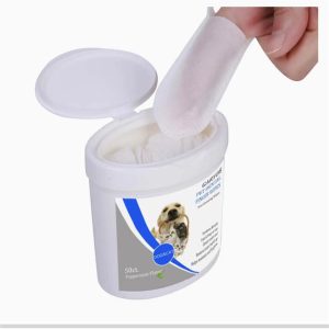 Toallitas dentales para perros