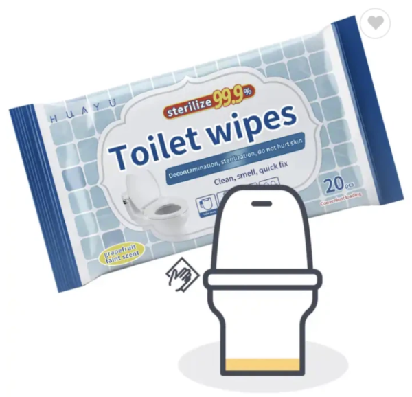 Toallitas desechables portátiles